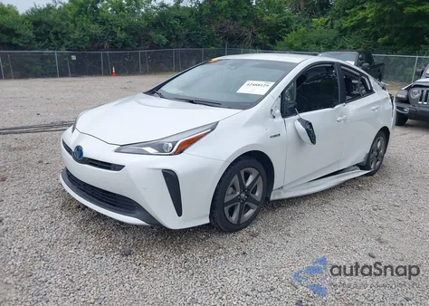 2021 Toyota Prius Xle z USA, uszkodzony, nr VIN JTDKAMFU6M3137679